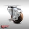 Service Caster 3 Inch SS High Temp Glass Filled Nylon Swivel Top Plate Caster with Brake SCC SCC-SS20S314-GFNSHT-TLB - alternate 1